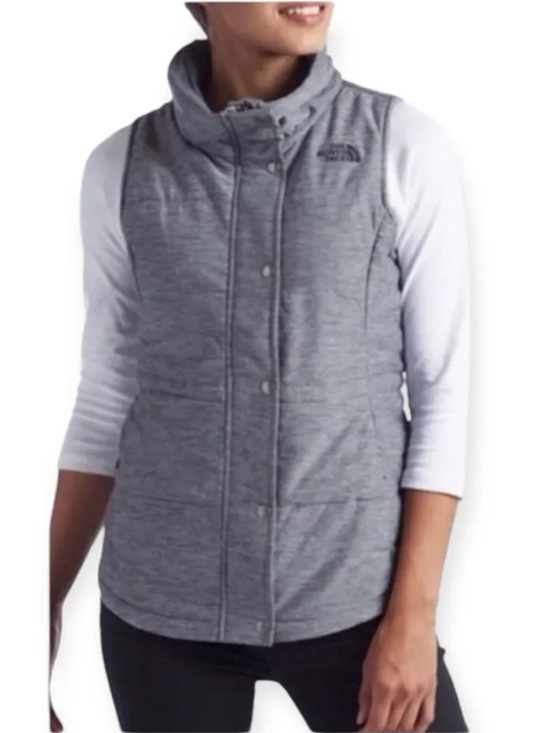 The North Face Jackets & Blazers - Women’s THE NORTH FACE Pseuido light grey vest- Size small